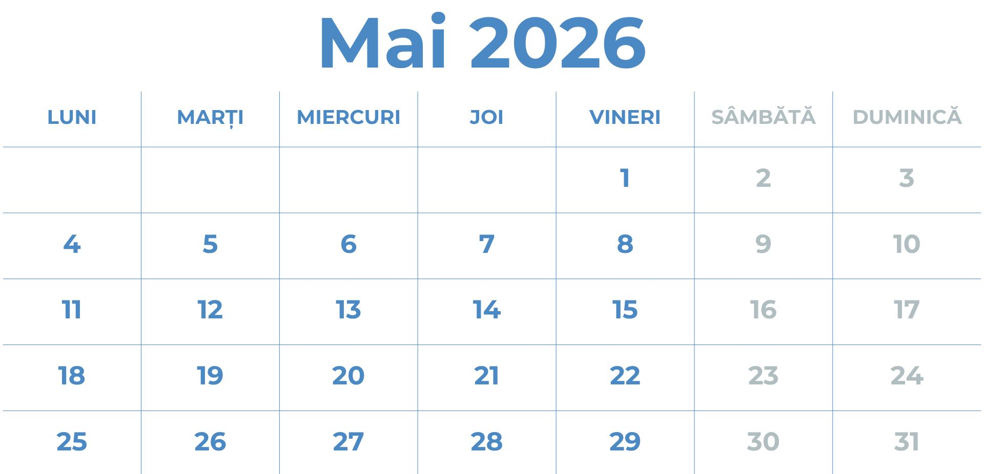 Agenda ședințelor CAPCS